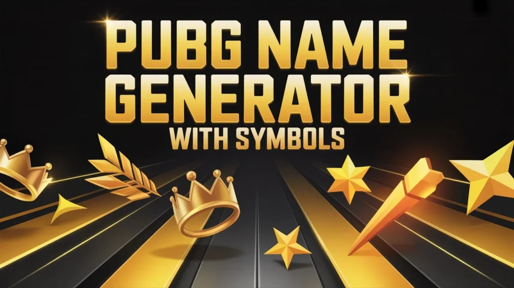 PUBG name generator with symbols