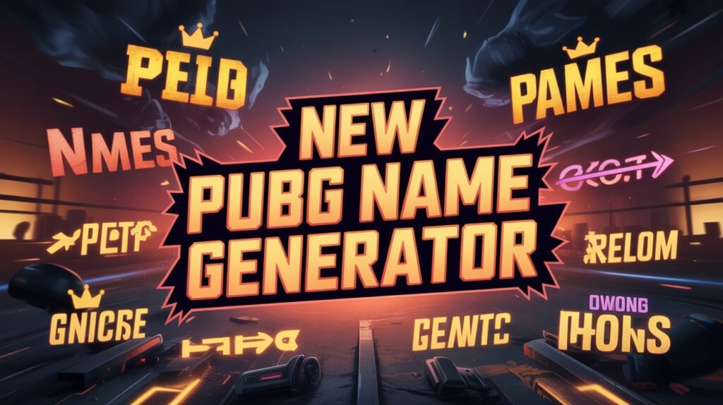 New PUBG Name Generator 2025
