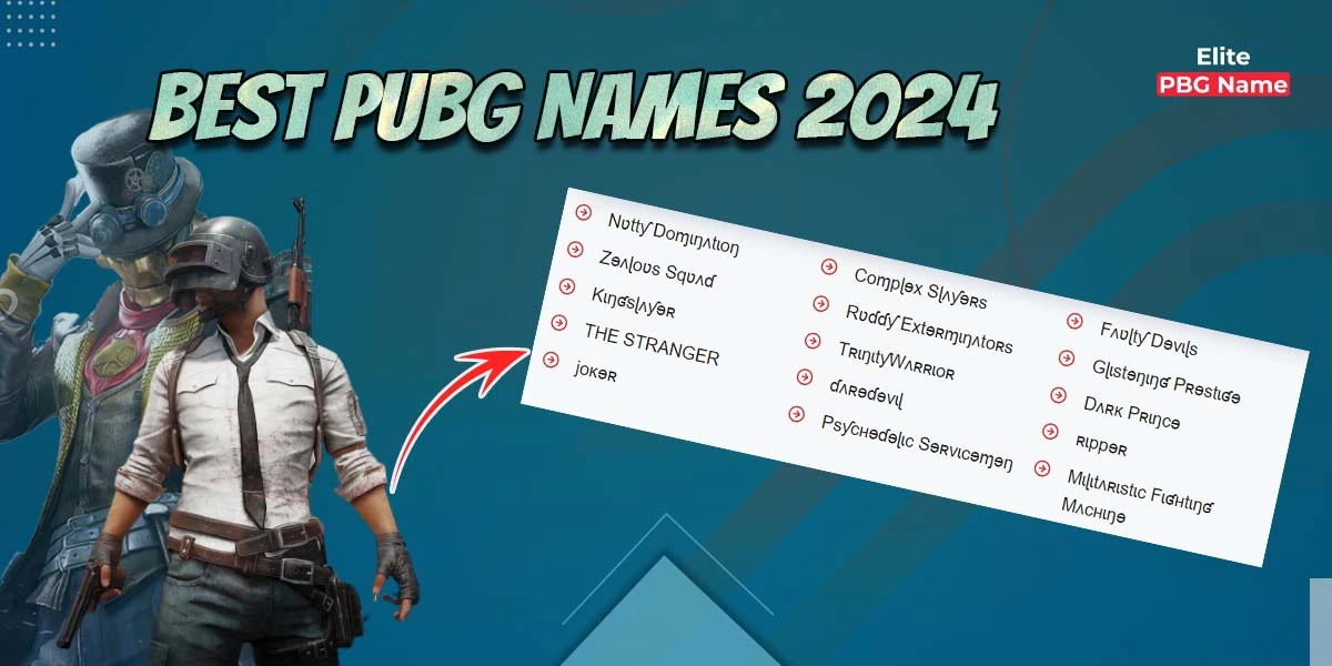 Best-PUBG-Names-2024