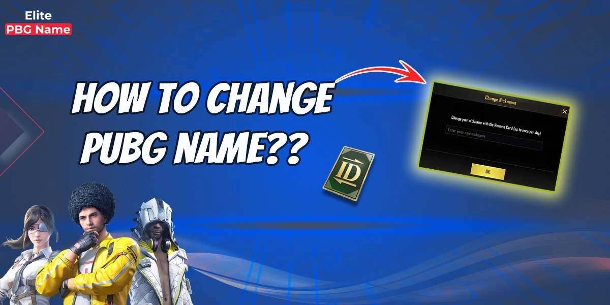 how to change pubg name