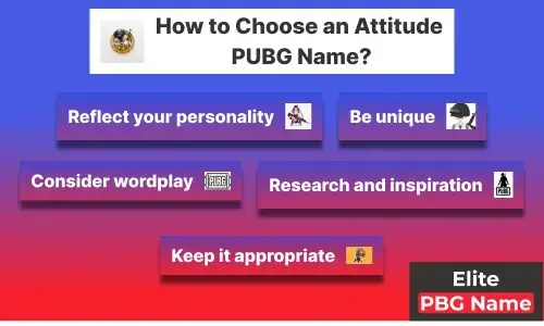 How to Choose an Attitude PUBG Name