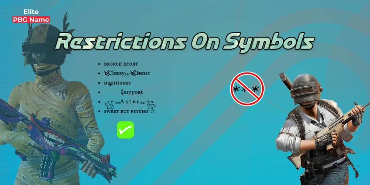 Restrictions On Symbols-