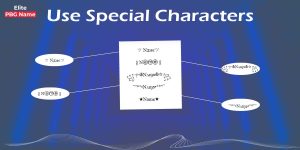 Special Characters
