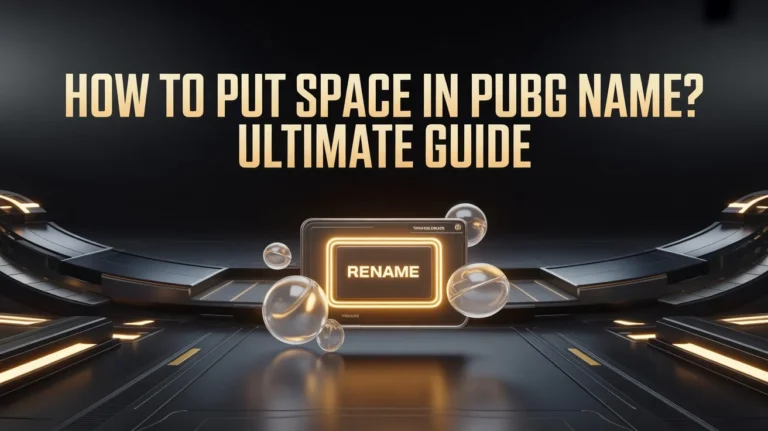 How To Put Space In Pubg Name? Ultimate Guide 2025