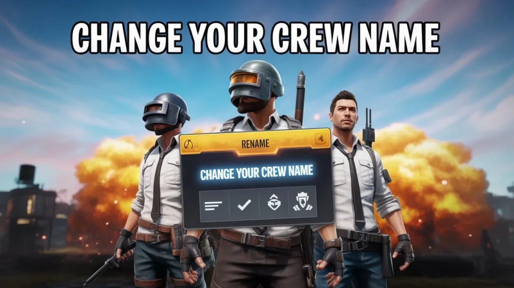 How to Change Crew Name in PUBG? Ultimate Guide
