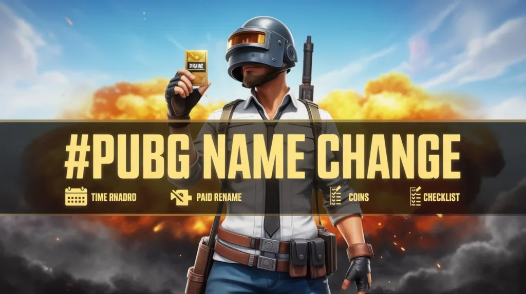 
How many times can I change PUBG name?