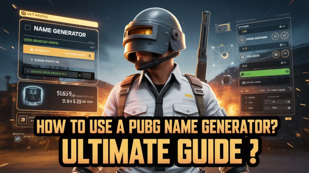 How To Use a Pubg Name Generator? Ultimate Guide
