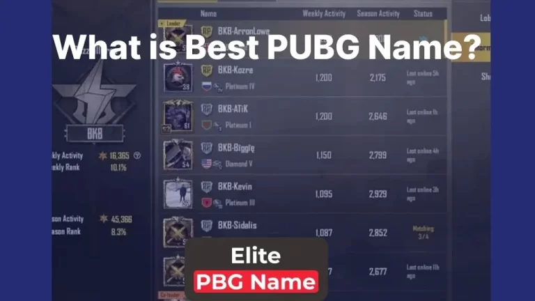 what is Best PUBG Name