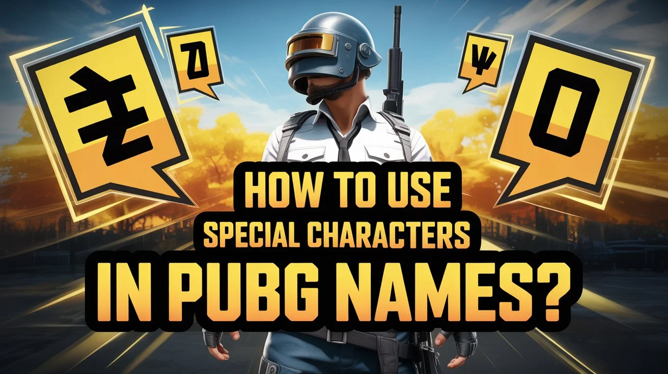 How to Use Special Characters in PUBG Names?