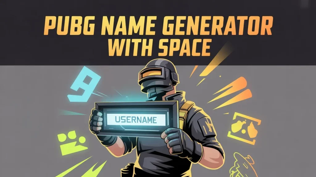 PubG Name Generator 2025 With Space Name for Space