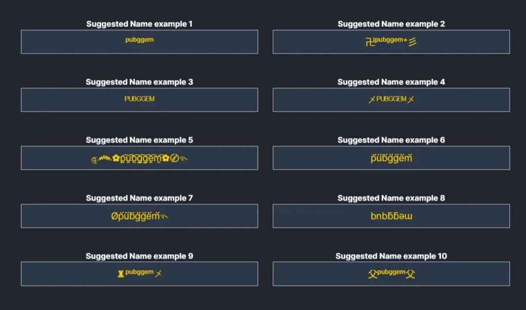 Random Name Generator For Games