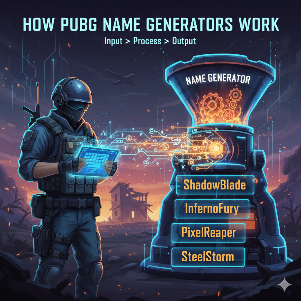 How PUBG Name Generators Work: The Technology Behind Cool Nicknames