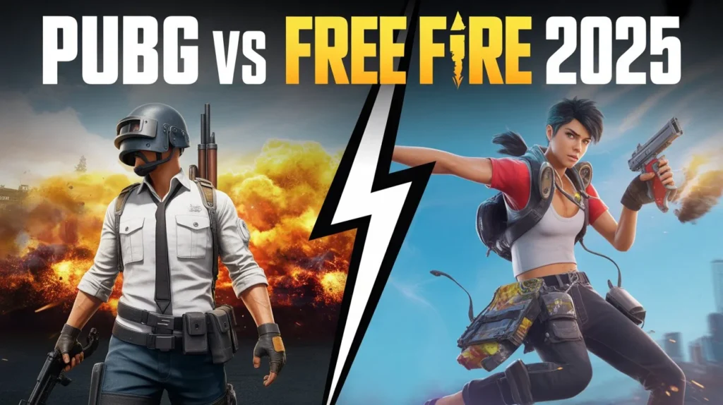 PUBG vs Free Fire: Which Battle Royale Game Is Better in 2025?