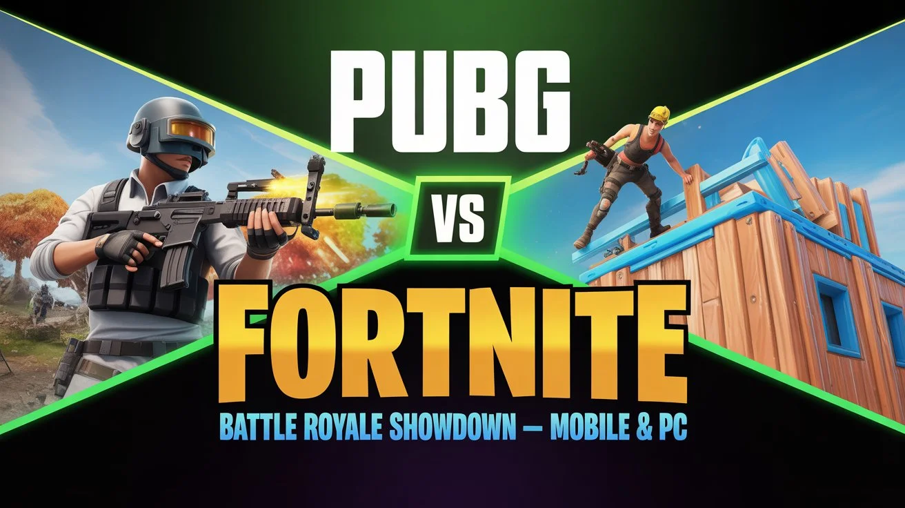 PUBG vs Fortnite: Battle Royale Showdown for Mobile & PC Players